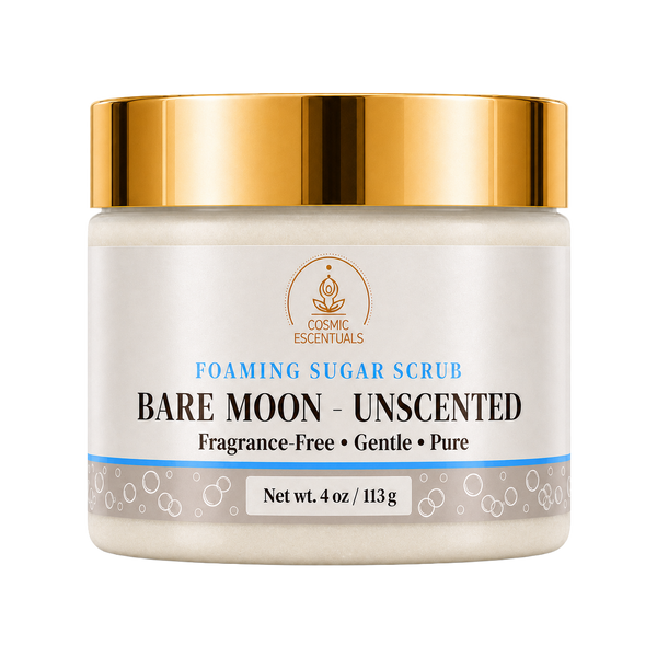 Bare Moon Unscented Foaming Sugar Scrub