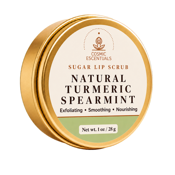 Natural Turmeric Spearmint Sugar Lip Scrub