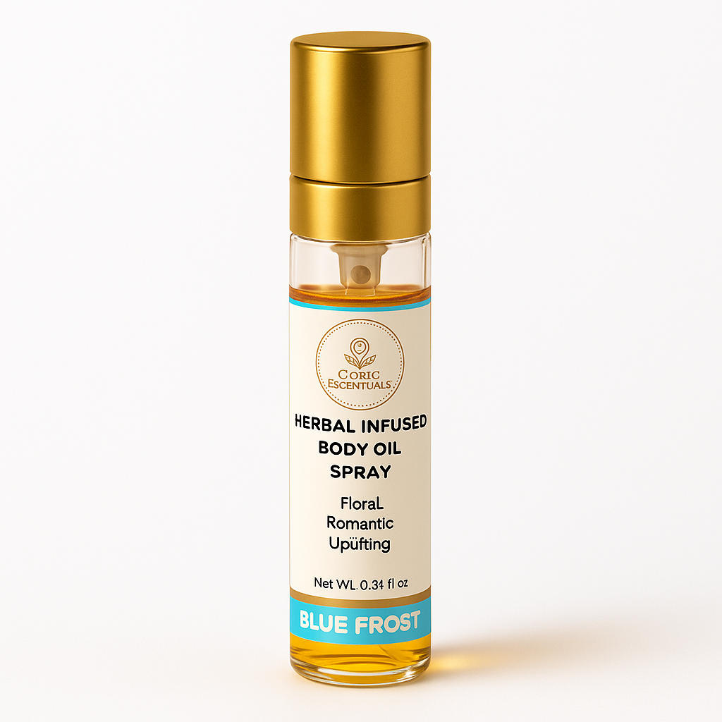 Blue Frost Herbal Body Oil Spray