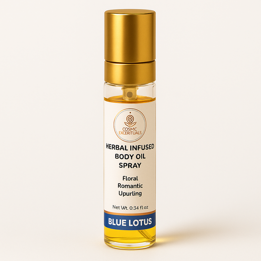 Blue Lotus Herbal Body Oil Spray