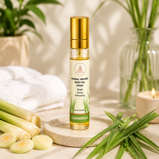 Lemongrass Herbal Infused Body Oil Spray