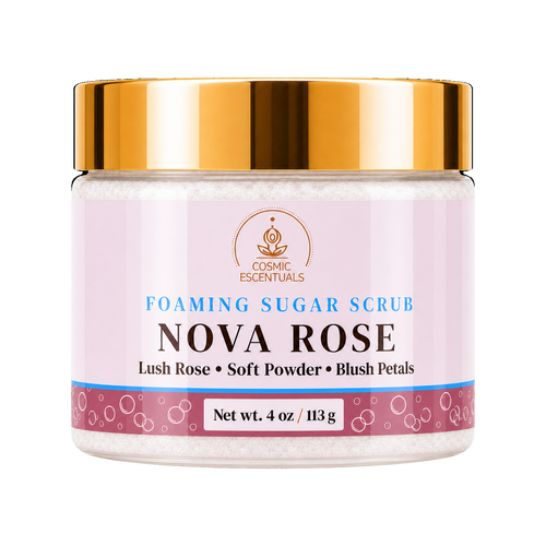 Nova Rose Foaming Sugar Scrub