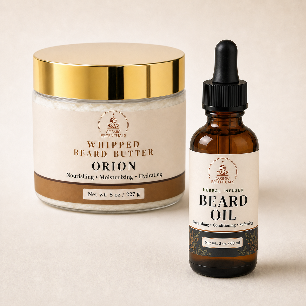 Orion Woods Beard Care Bundle - beard butter and beard oil set