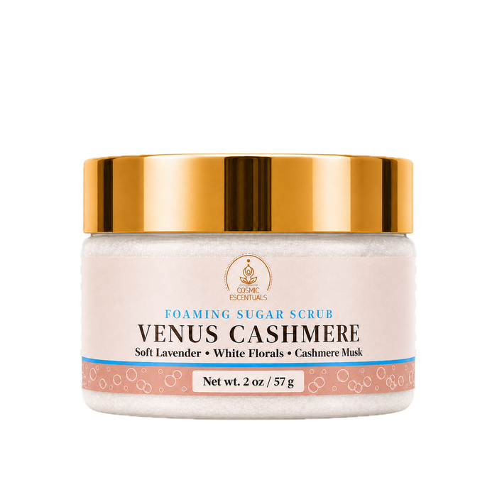 Mini Venus Cashmere Foaming Sugar Scrub (2oz)