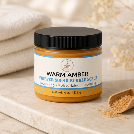 Warm Amber Whipped Sugar Bubble Scrub