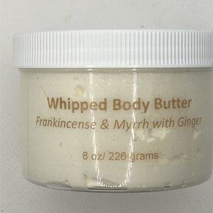 'Frankincense & Myrrh w /Ginger' Whipped Body Butter