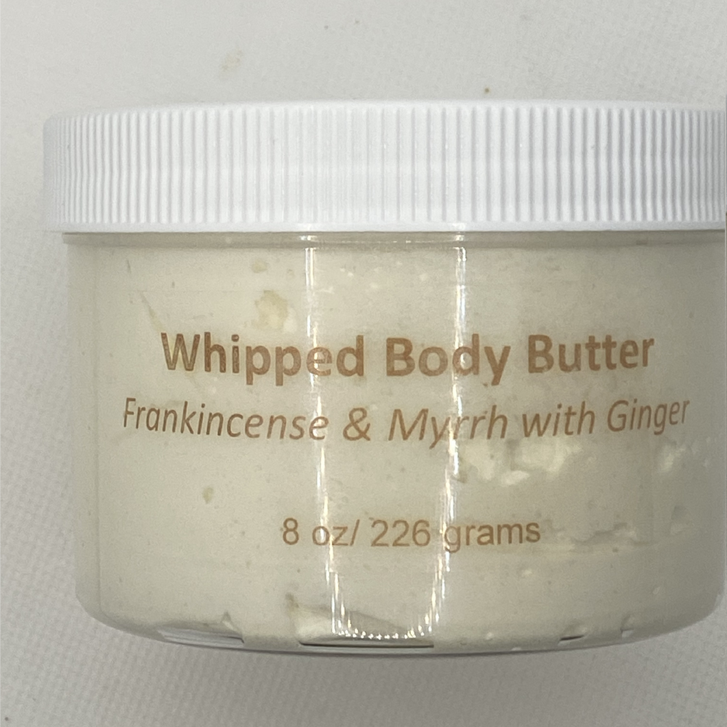 'Frankincense & Myrrh w /Ginger' Whipped Body Butter