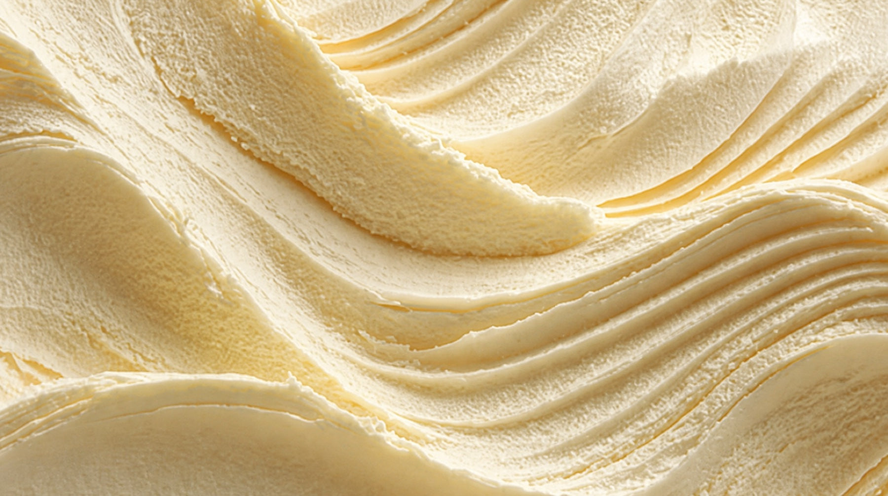 Freshly whipped body butter, close up