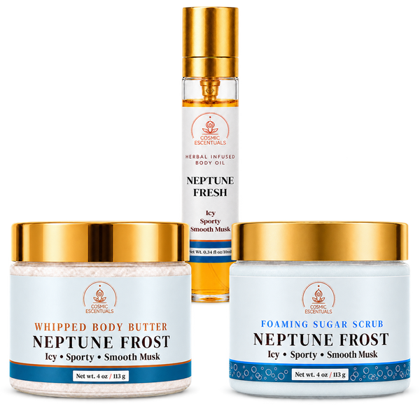 Neptune Frost Bundle: Body Butter, Scrub & Oil Set
