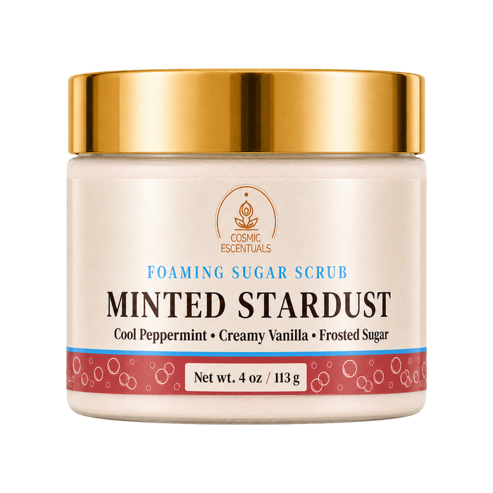 Minted Stardust Foaming Sugar Scrub