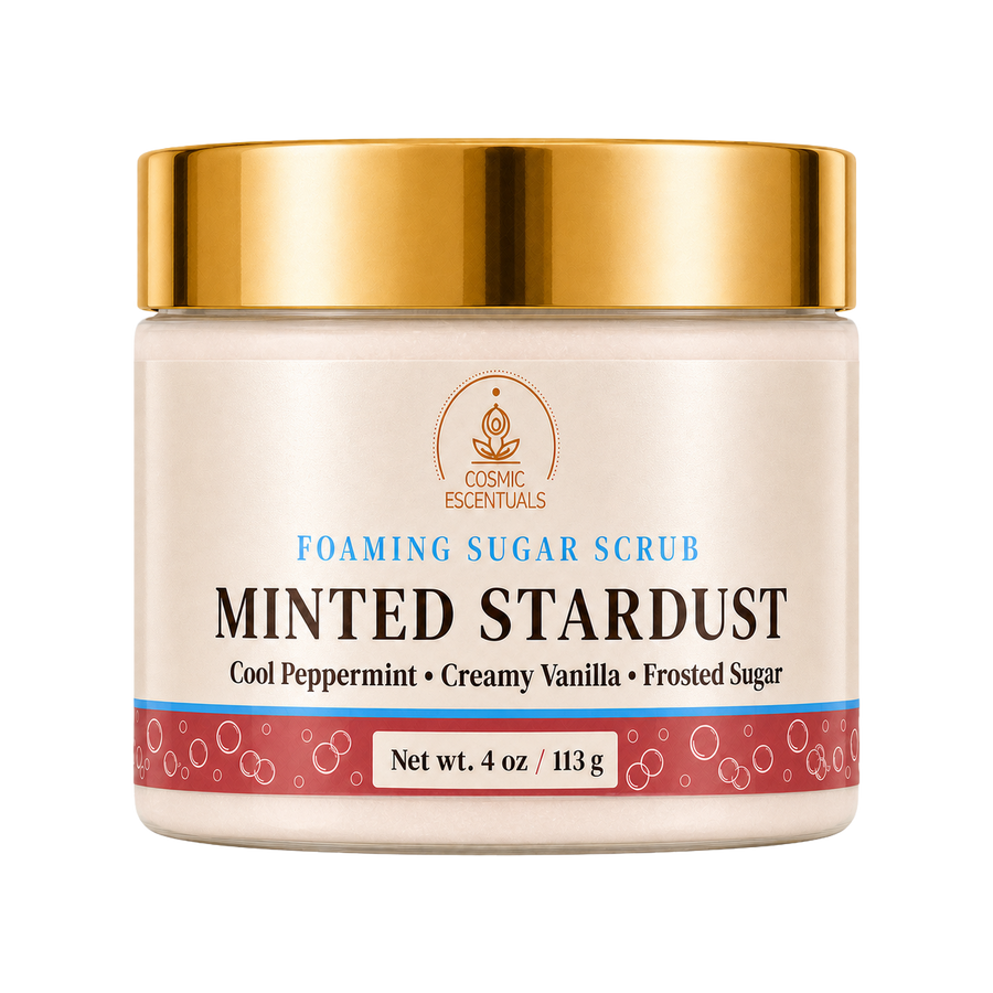 Minted Stardust Foaming Sugar Scrub