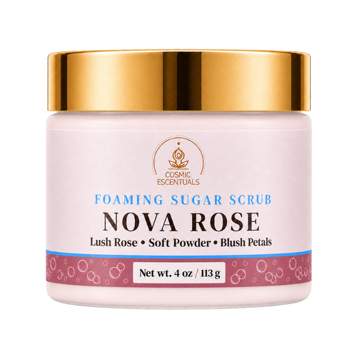 Nova Rose Foaming Sugar Scrub