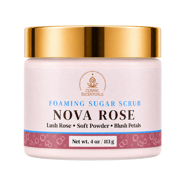 Nova Rose Foaming Sugar Scrub