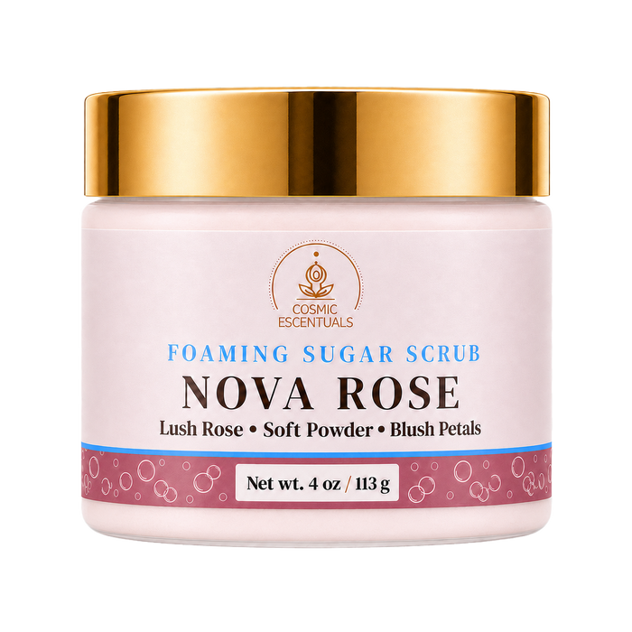 Nova Rose Foaming Sugar Scrub