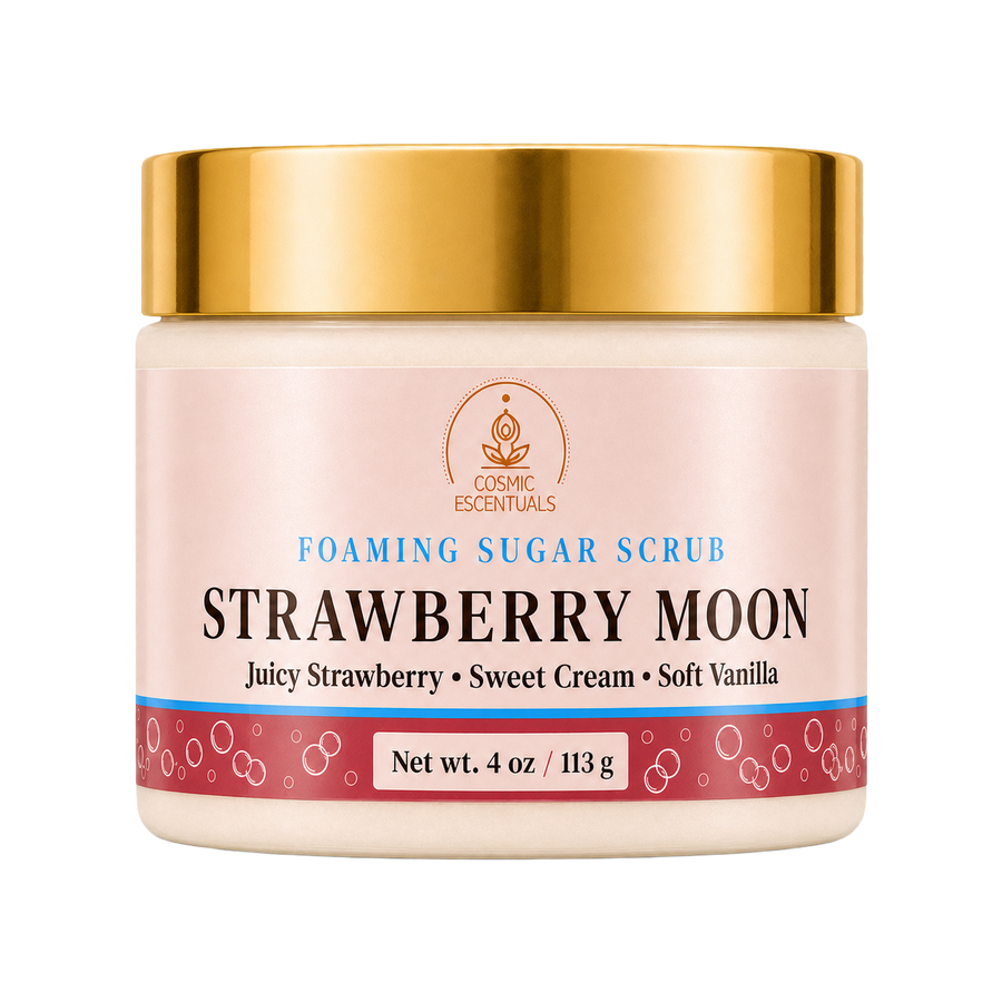 Strawberry Moon Foaming Sugar Scrub