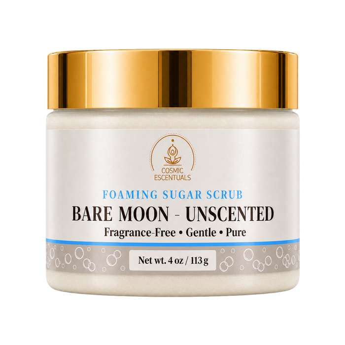 Bare Moon Unscented Foaming Sugar Scrub