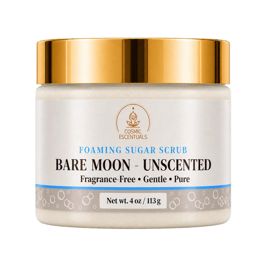 Bare Moon Unscented Foaming Sugar Scrub