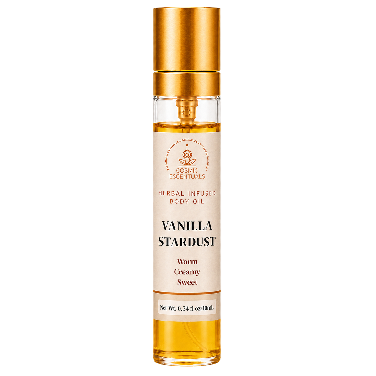 Vanilla Stardust Herbal Body Oil Spray
