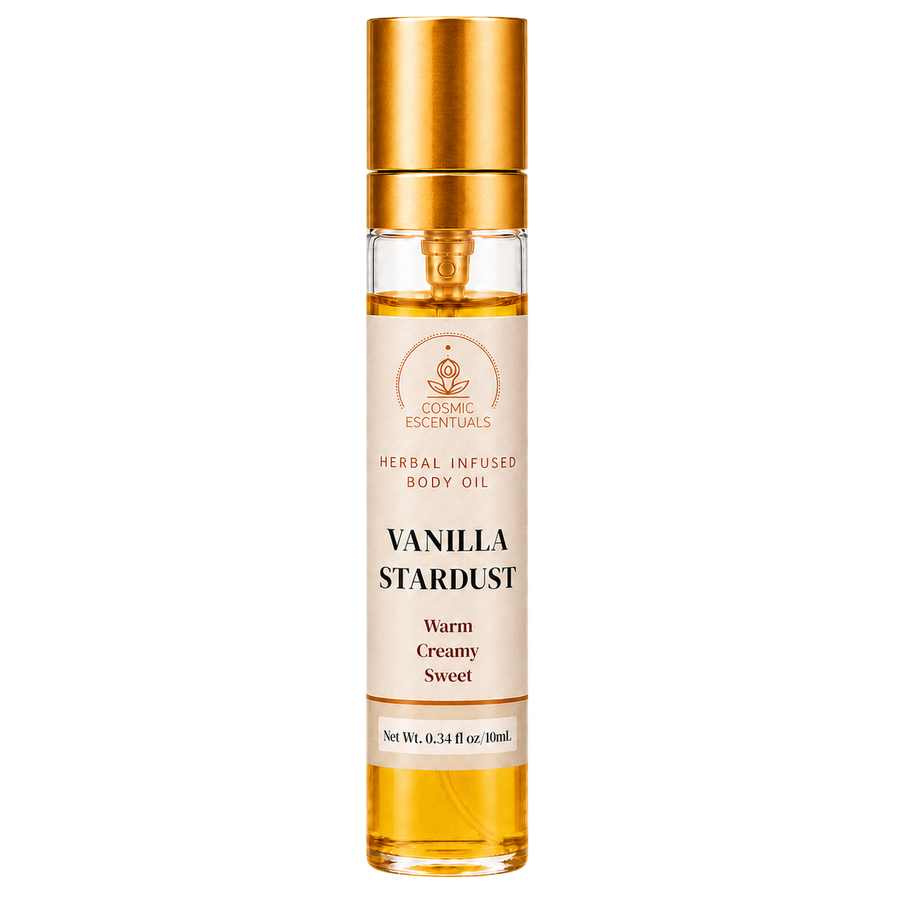 Vanilla Stardust Herbal Body Oil Spray