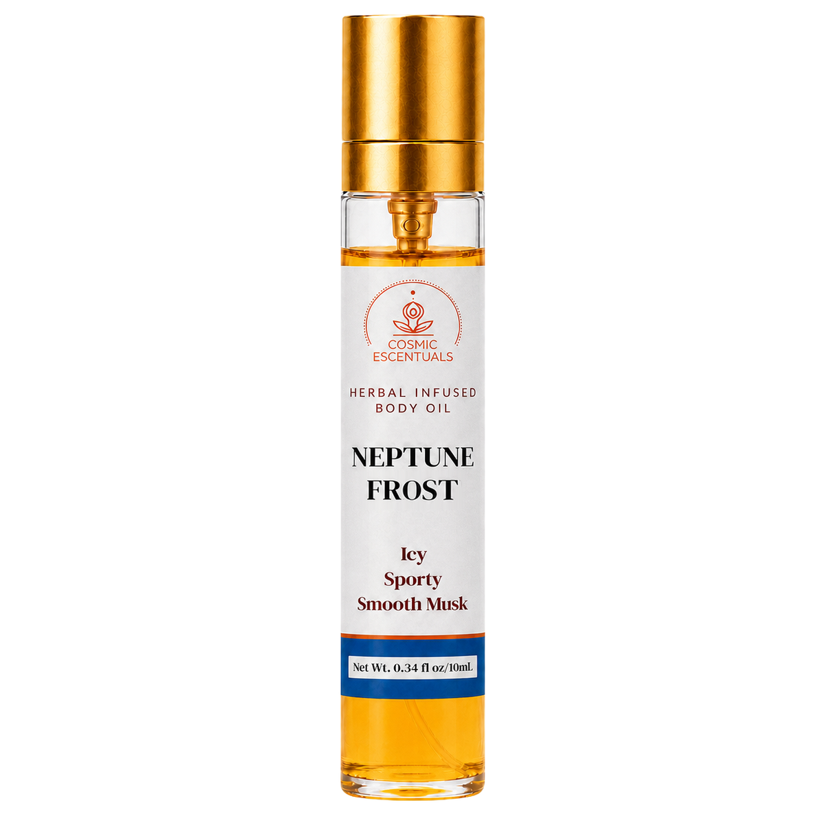 Neptune Frost Herbal Body Oil Spray bottle shown on its own against a plain background.