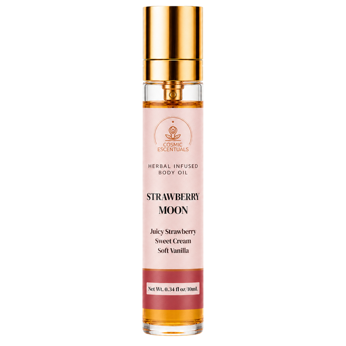 Strawberry Moon Herbal Body Oil Spray