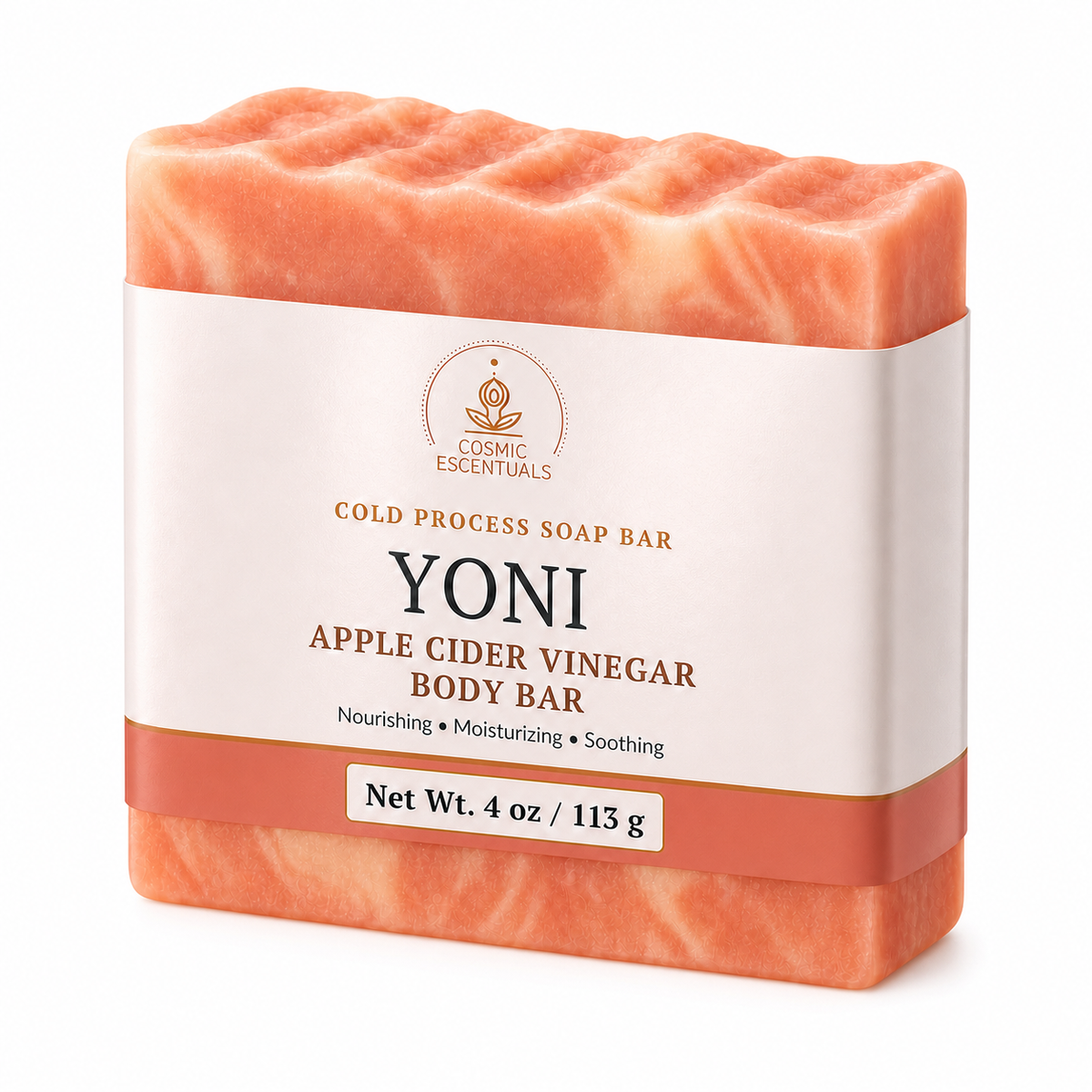 Yoni ACV Body Bar photographed on a clean white background.