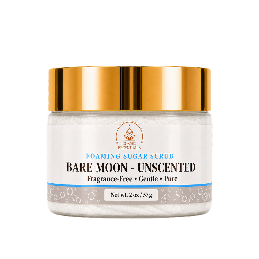 Mini Bare Moon Unscented Foaming Sugar Scrub (2oz) - 2oz