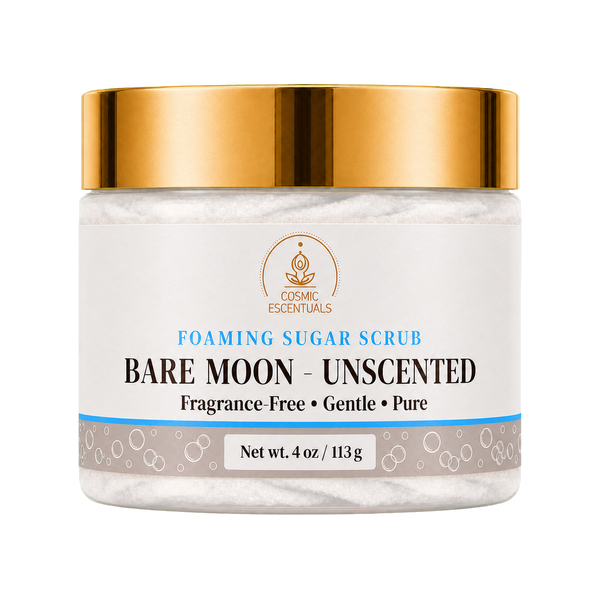 Bare Moon Unscented Foaming Sugar Scrub