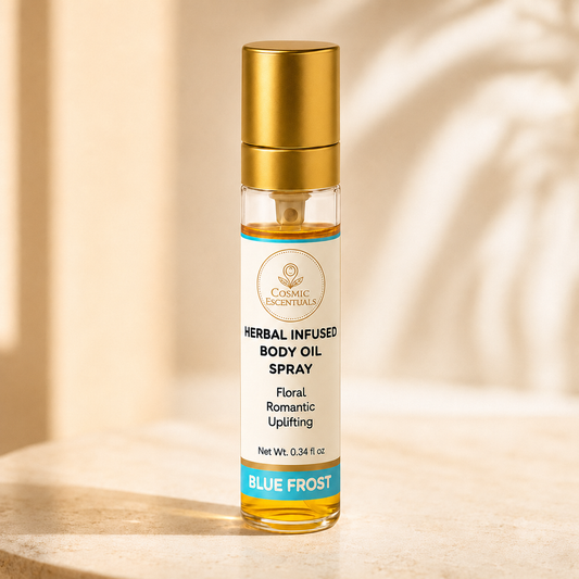 Blue Frost Herbal Body Oil Spray