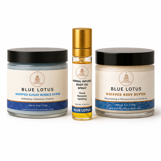Blue Lotus Bundle – Body Butter & Sugar Scrub Set