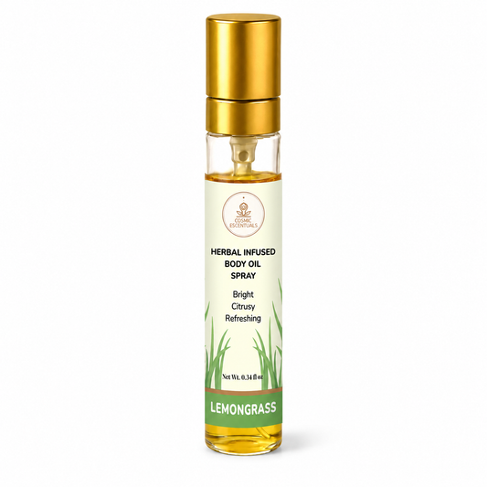 Lemongrass Herbal Infused Body Oil Spray