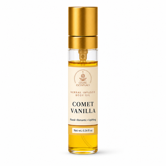 Comet Vanilla Herbal Body Oil Spray