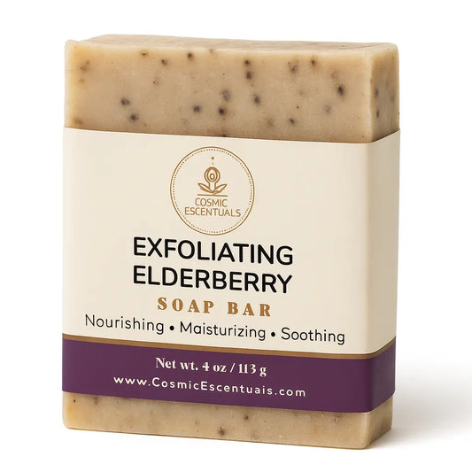 Exfoliating Elderberry Soap Bar Cosmic Escentuals