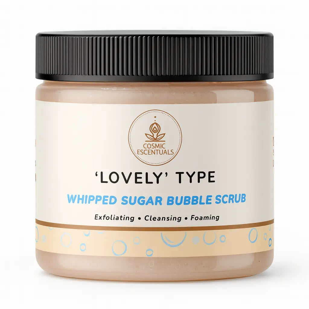 'Lovely' Type Whipped Sugar Bubble Scrub Cosmic Escentuals