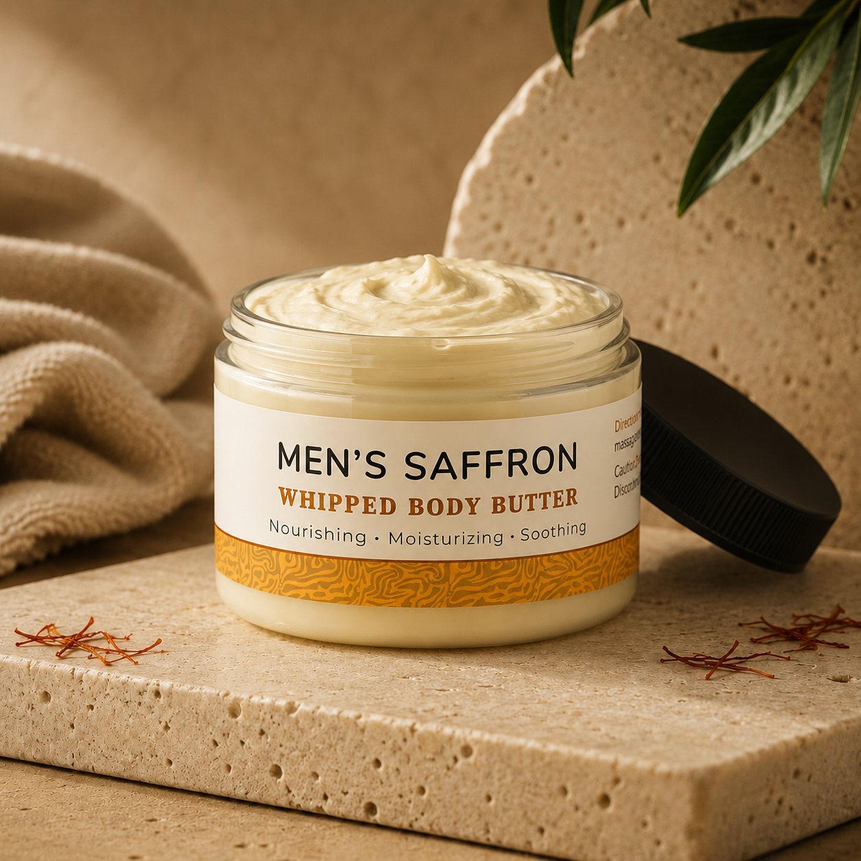 Men's Saffron Whipped Body Butter