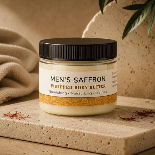 Men's Saffron Whipped Body Butter