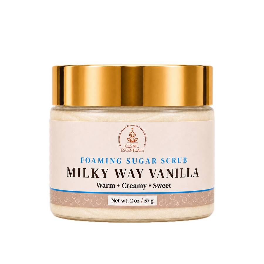 Mini Milky Way Vanilla Foaming Sugar Scrub (2oz) - 2oz