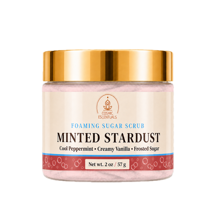 Mini Minted Stardust Foaming Sugar Scrub (2oz) - 2oz
