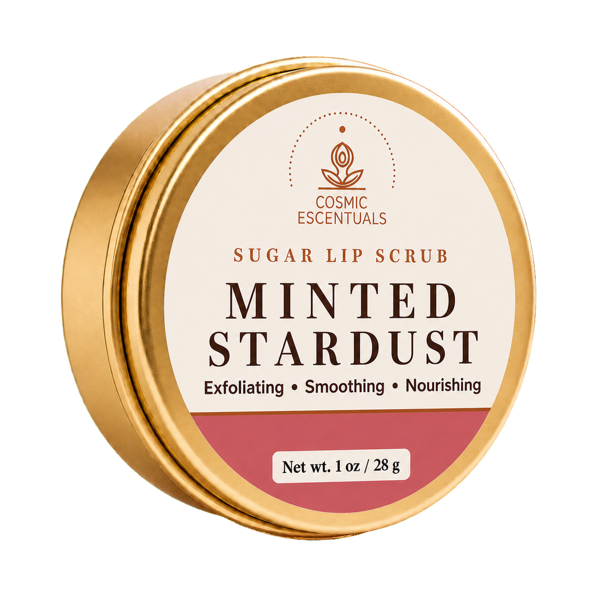 Minted Stardust Sugar Lip Scrub jar, part of the Lip Care Bundle.