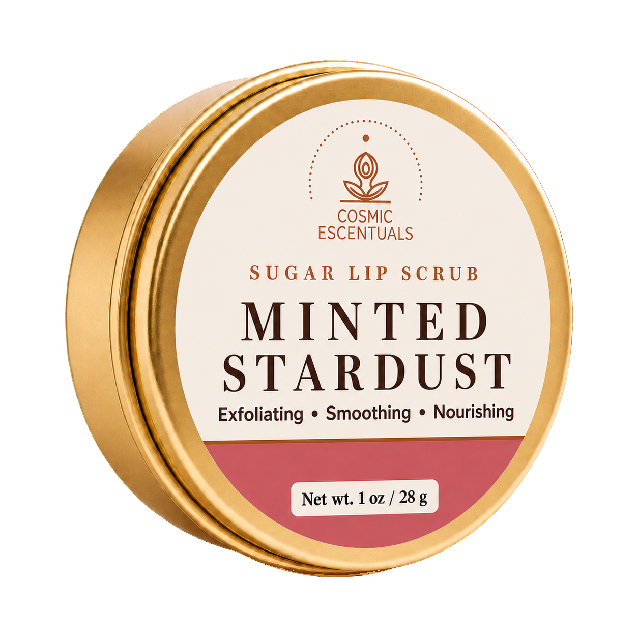 Minted Stardust Sugar Lip Scrub jar, part of the Lip Care Bundle.