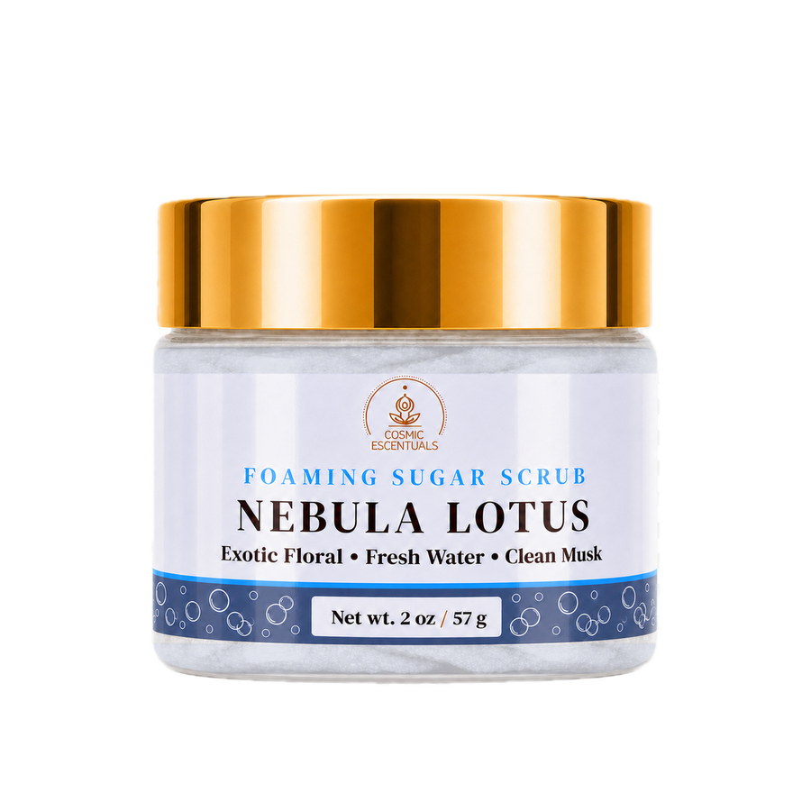 Mini Nebula Lotus Foaming Sugar Scrub (2oz) - 2oz