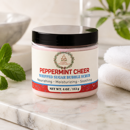 Peppermint Cheer Whipped Sugar Bubble Scrub
