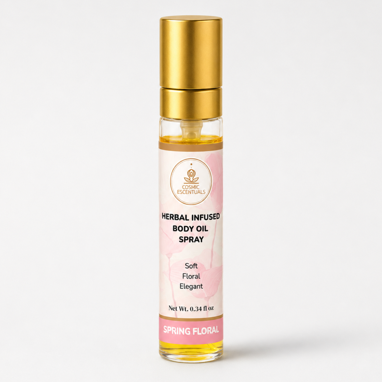 Spring Floral Herbal Infused Body Oil Spray