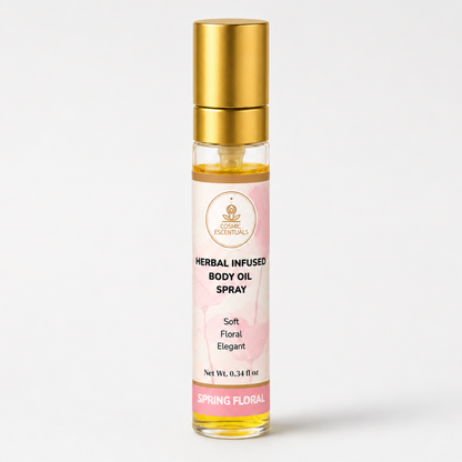 Spring Floral Herbal Infused Body Oil Spray