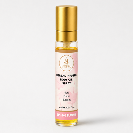 Spring Floral Herbal Infused Body Oil Spray