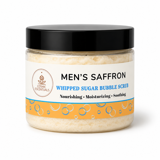 Men's Saffron Whipped Sugar Bubble Scrub