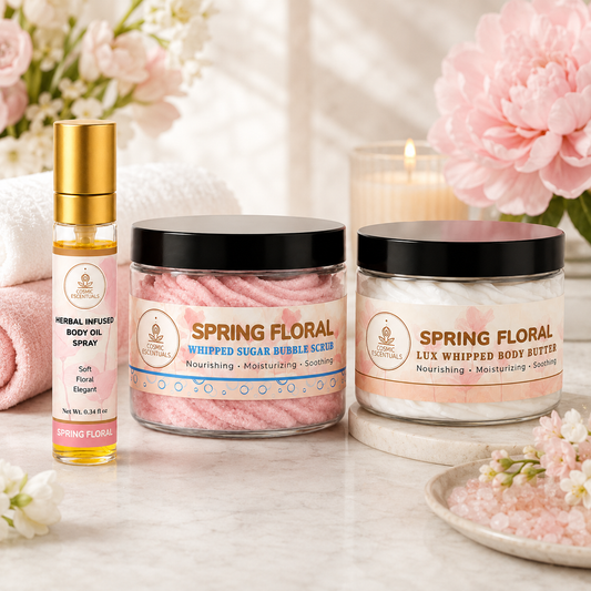 Spring Floral Bundle - Butter and Sugar Scrub Set