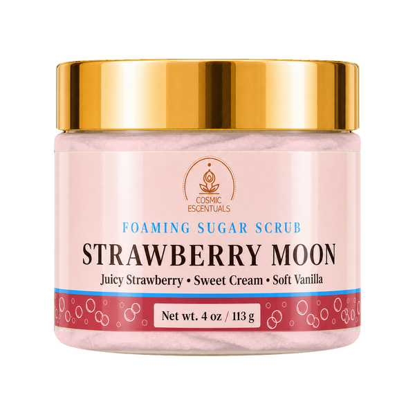 Strawberry Moon Foaming Sugar Scrub