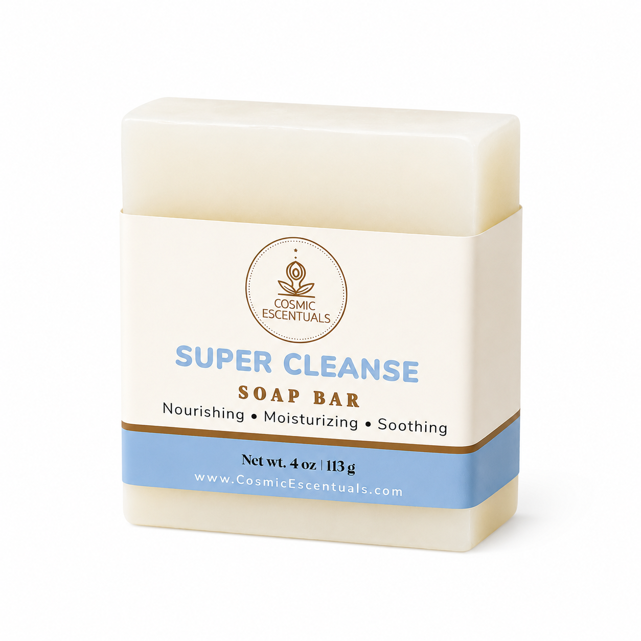 Super Cleanse Soap Bar by Cosmic Escentuals – deep cleansing natural bar soap
