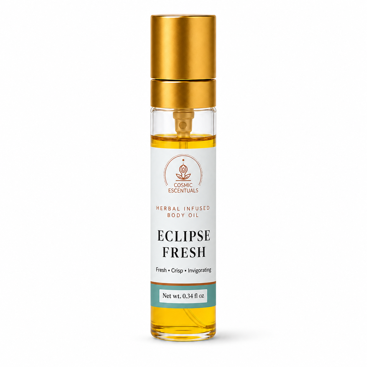 Eclipse Fresh Herbal Infused Body Oil spray bottle